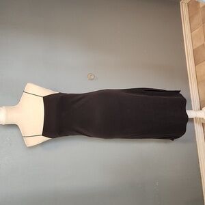 Topshop strapy slit sides shelf bra midi dress